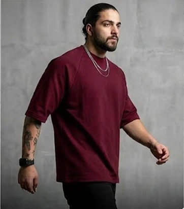تيشرت برجندي سمر ميلتون مقاس 2XL