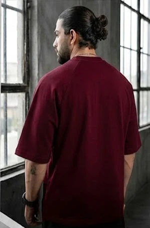 تيشرت برجندي سمر ميلتون مقاس 2XL