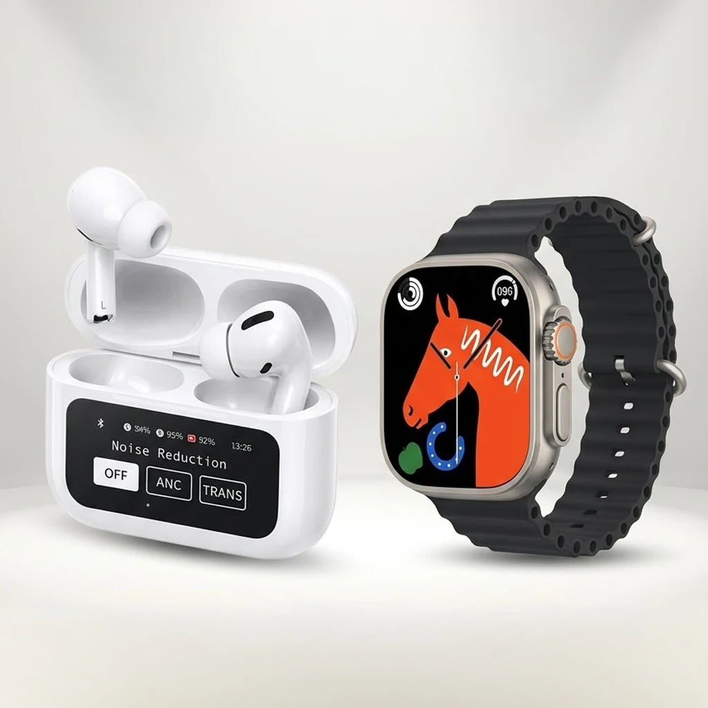 عرض سماعة A9 بشاشة وساعة VIDVIE SW1608