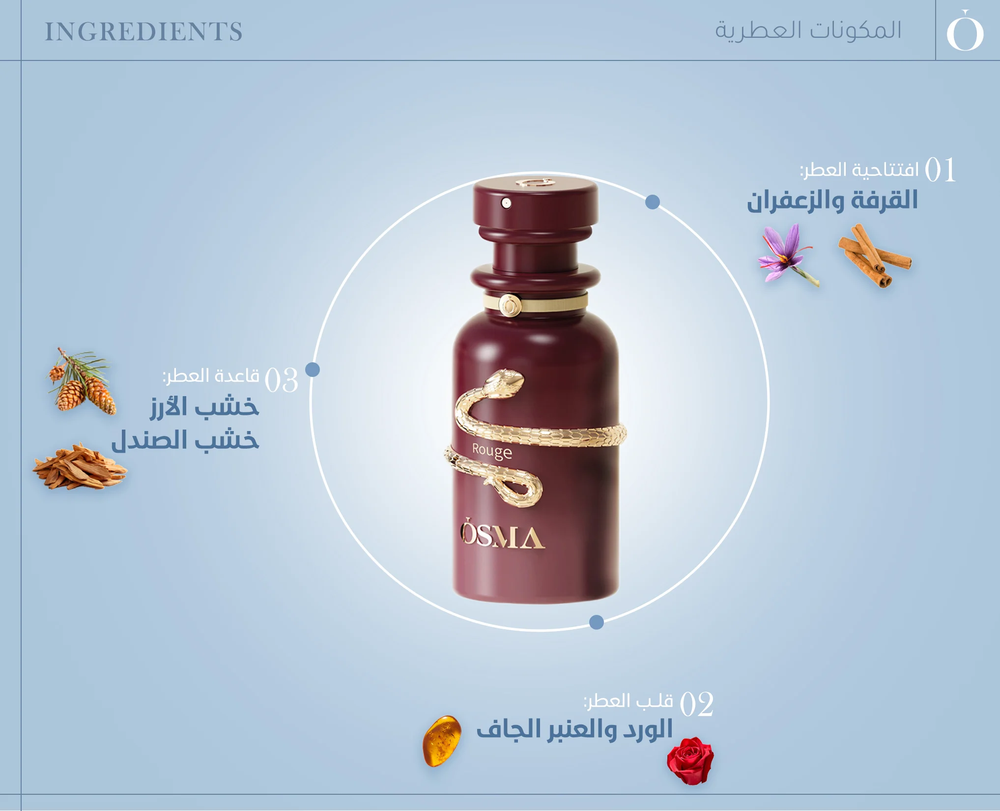 Osma Rouge Perfume / 100ml