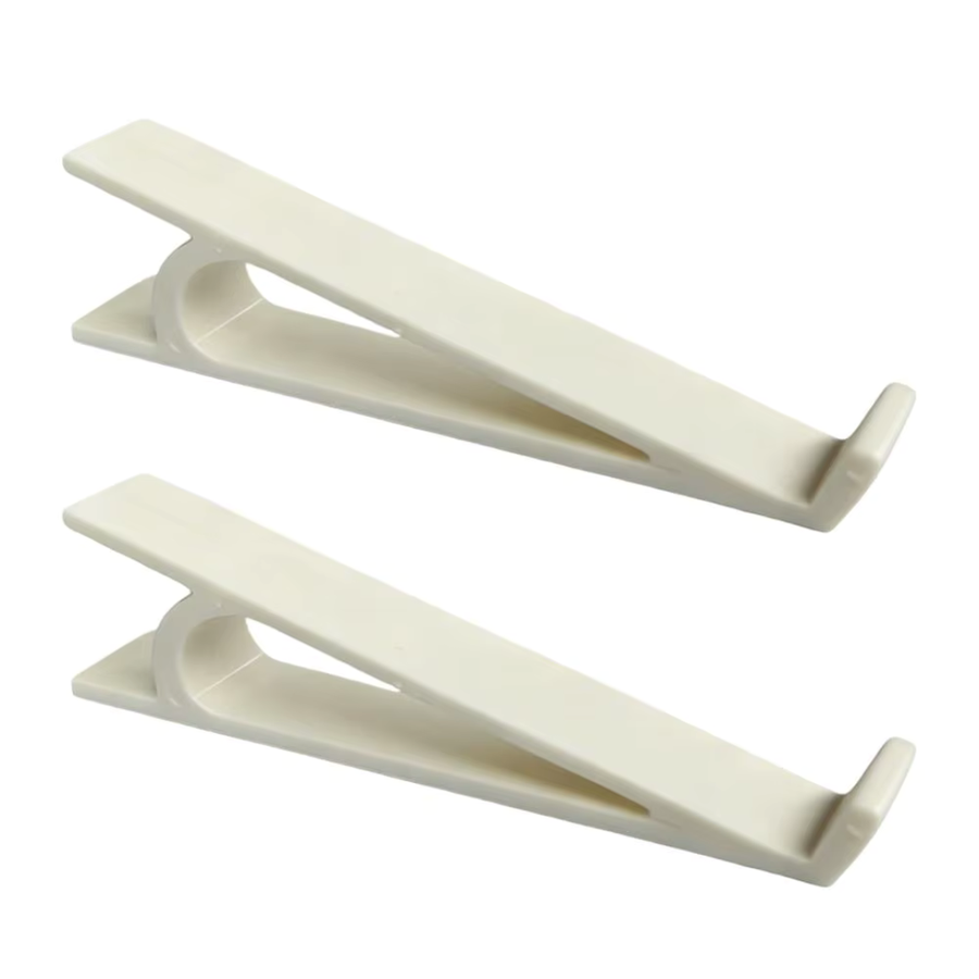 1 Pair Ergonomic Keyboard Riser Stand, White