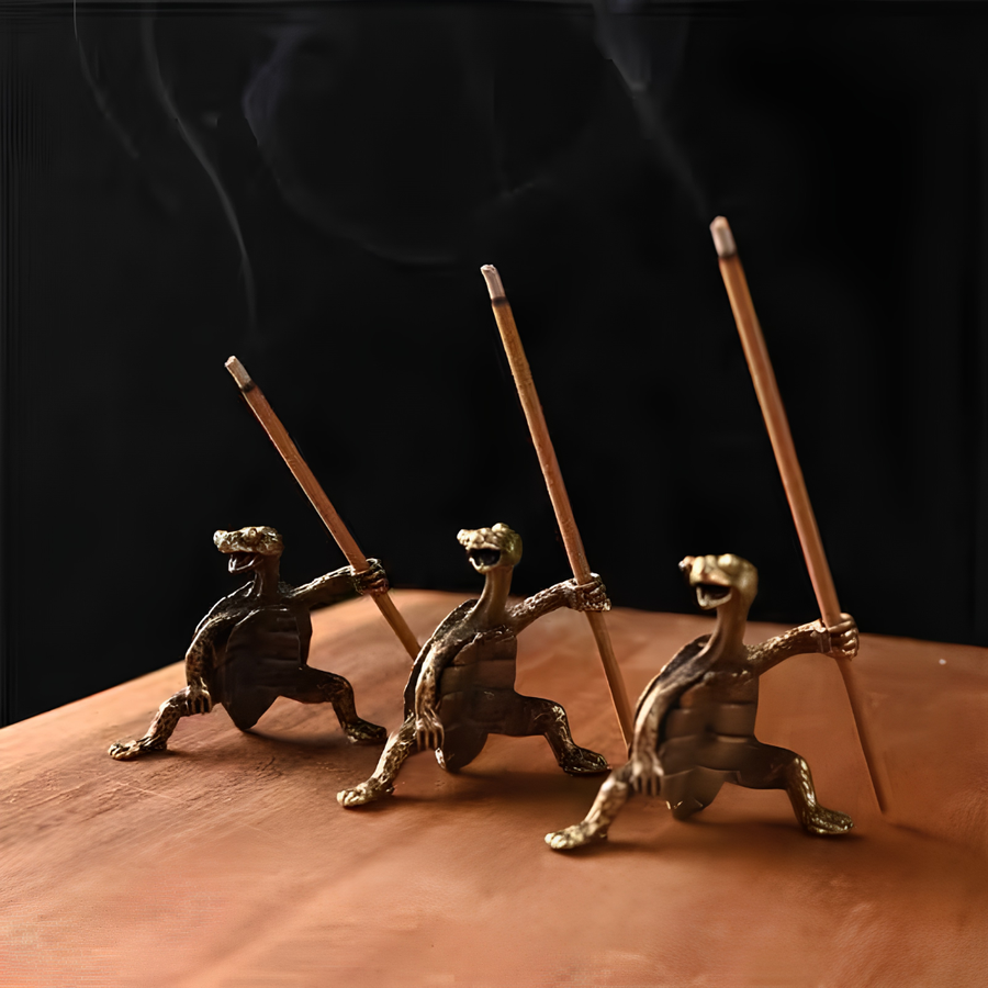 Battle Turtle Incense Holder