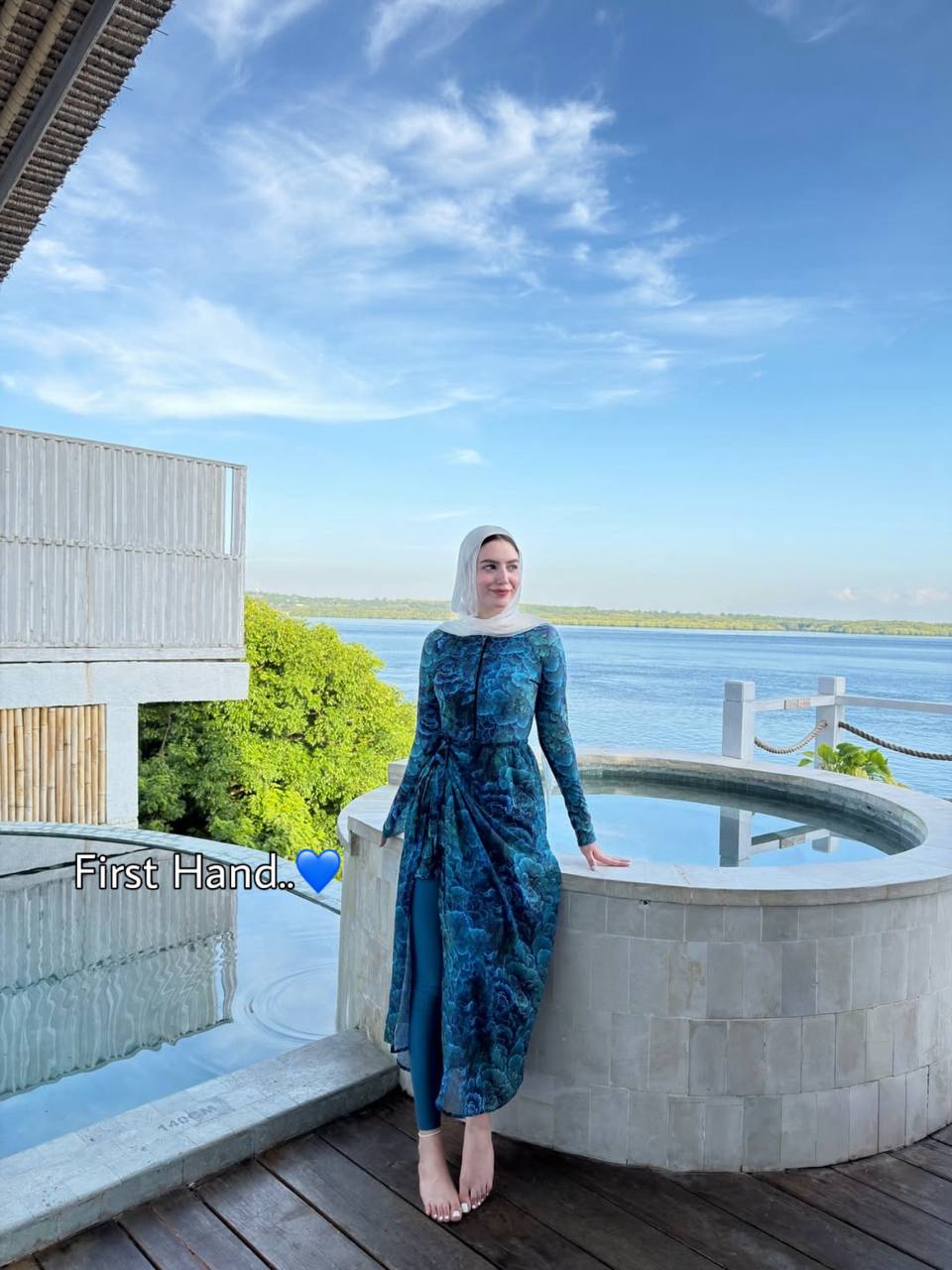 بوركيني بلون البحر 🌊