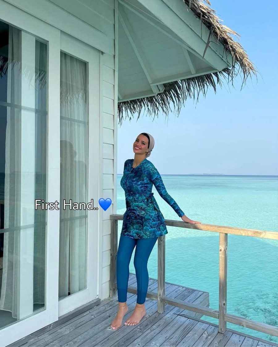 بوركيني بلون البحر 🌊
