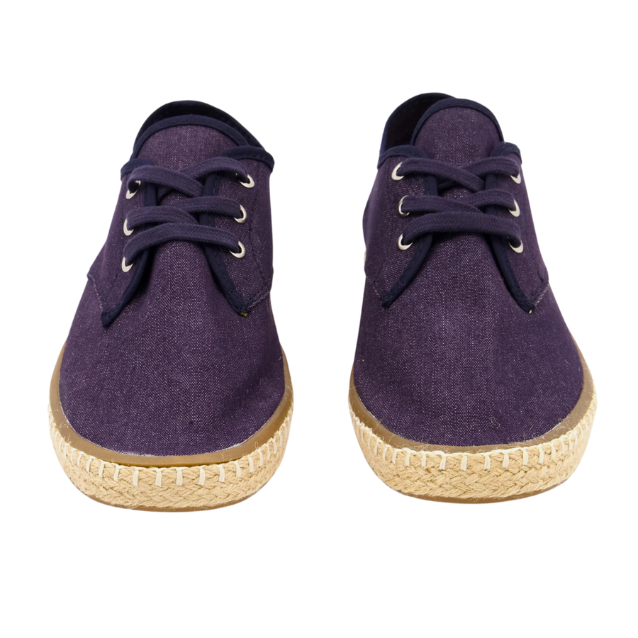 Sun Stone, Men Zane Lace Up Casual Shoes, Navy Blue
