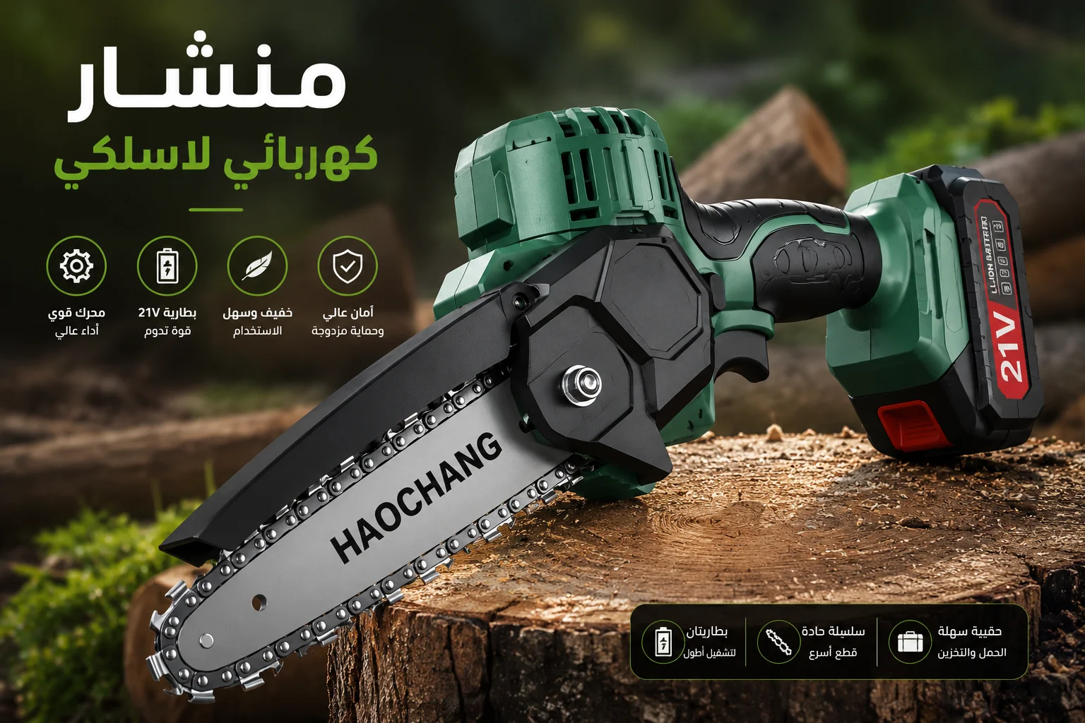 منشار Haochang اللاسلكي