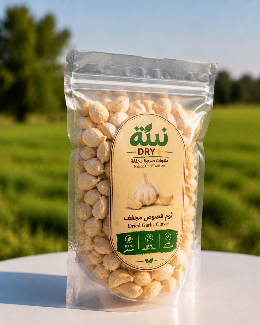 ثوم فصوص مجفف 100%
