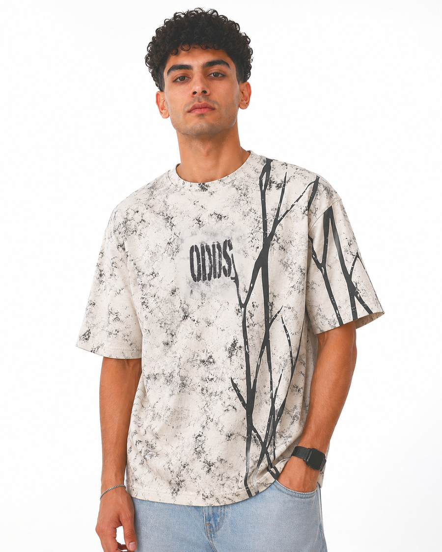 ODDS White Oversized T-Shirt | F2G