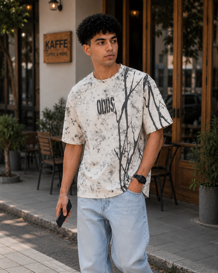 ODDS White Oversized T-Shirt | F2G