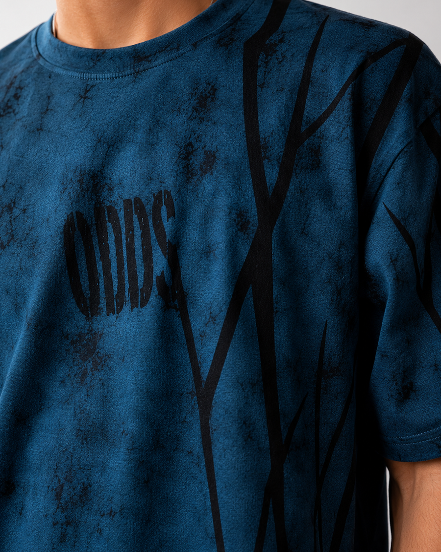 ODDS Navy Oversized T-Shirt | F2G