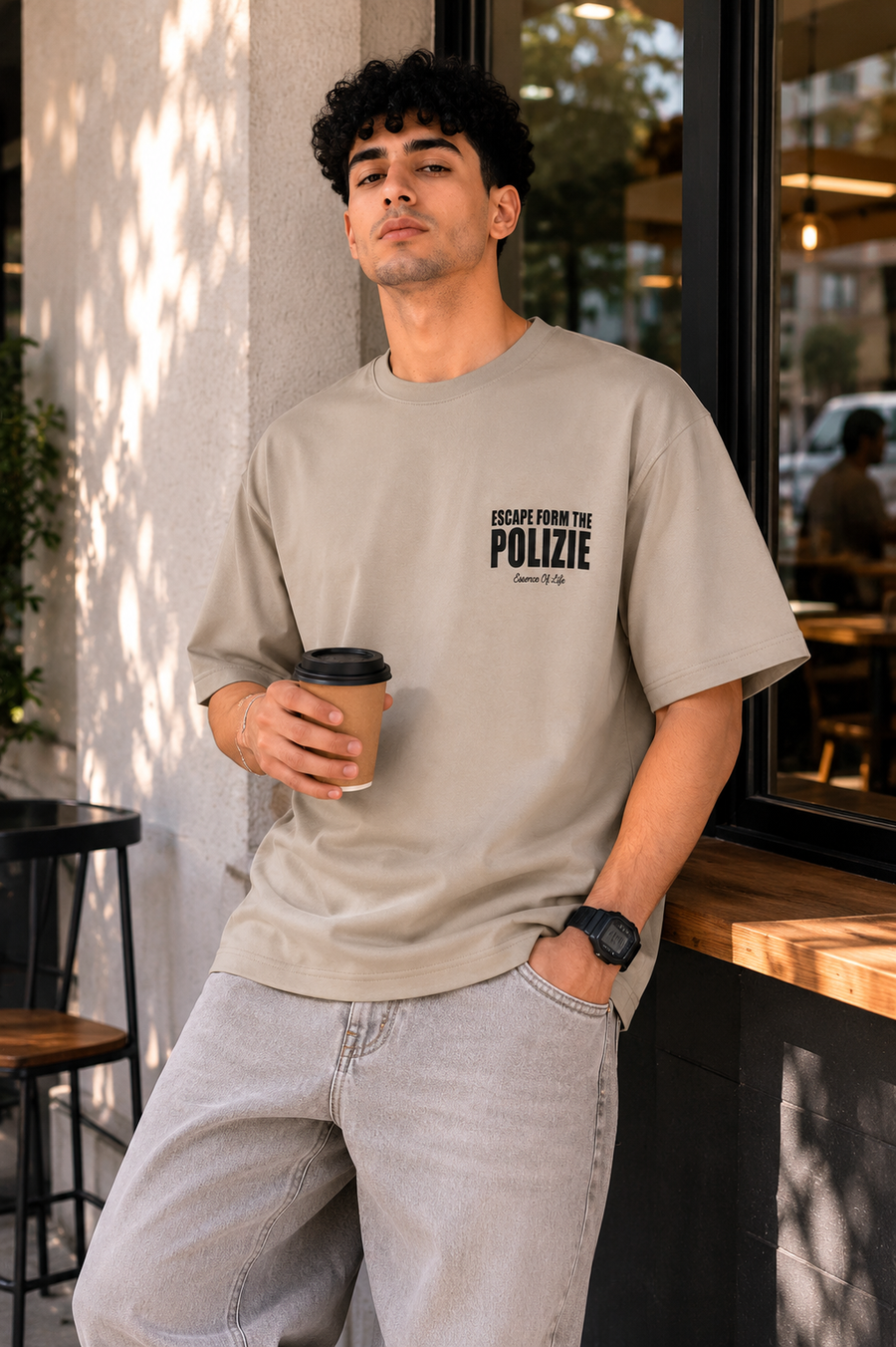 POLIZIE Stone Oversized T-Shirt | F2G