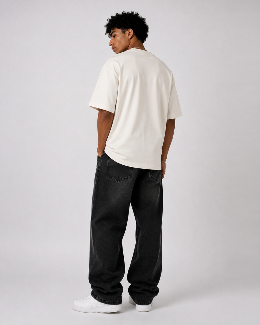 BOSTON Off White Oversized T-Shirt | F2G