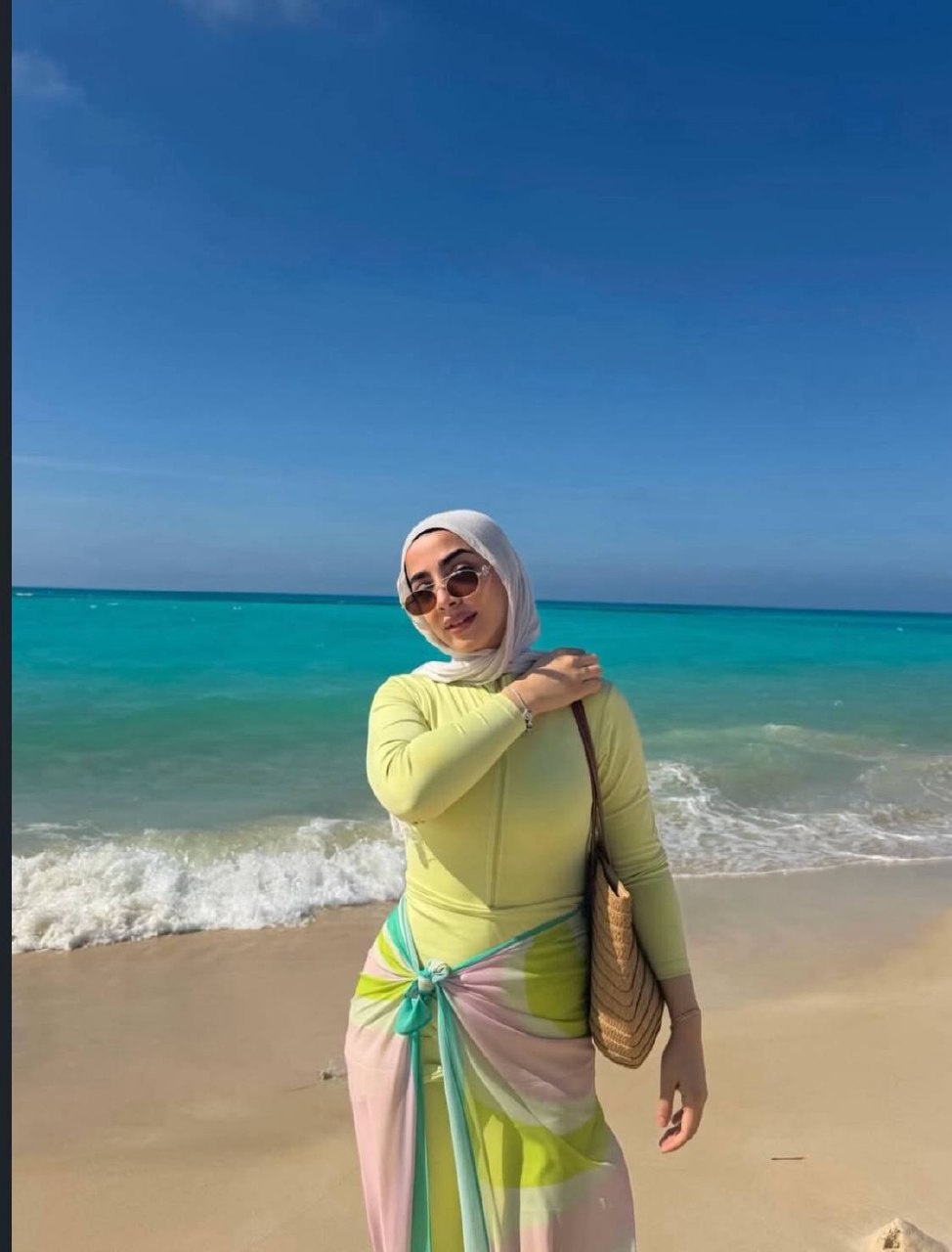 بوركيني الألوان الصيفي