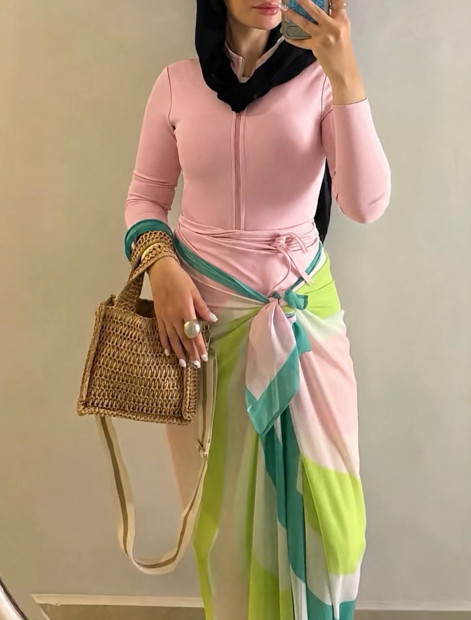 بوركيني الألوان الصيفي