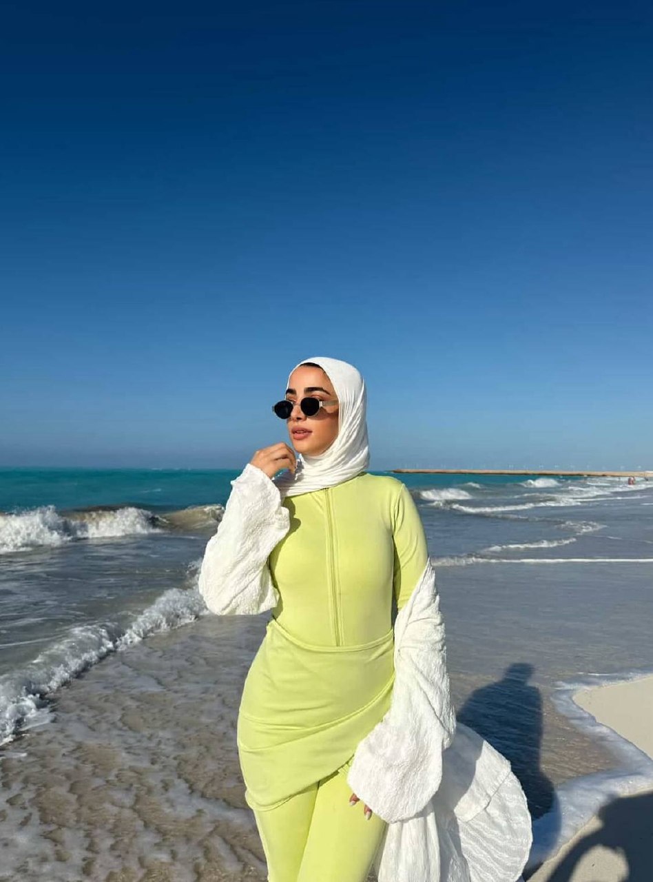 بوركيني الألوان الصيفي