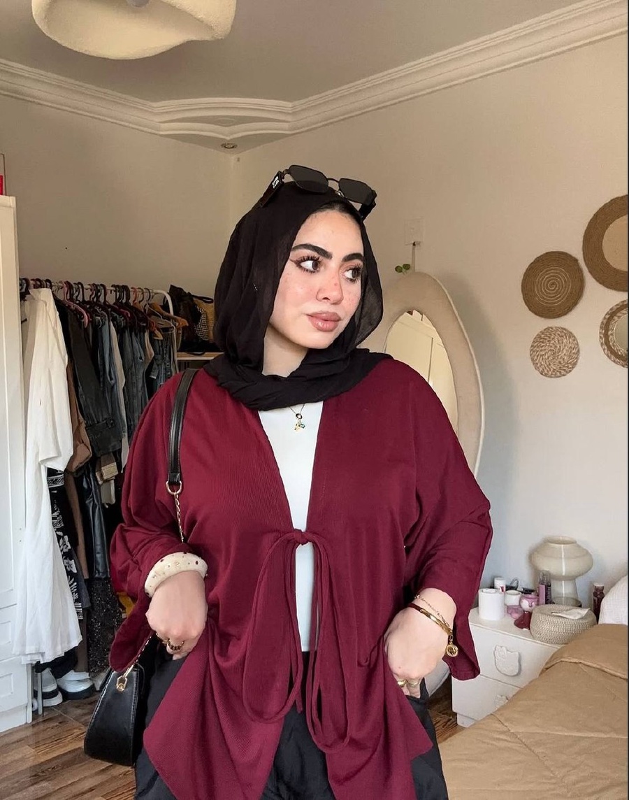 بلوزة كتان شيك