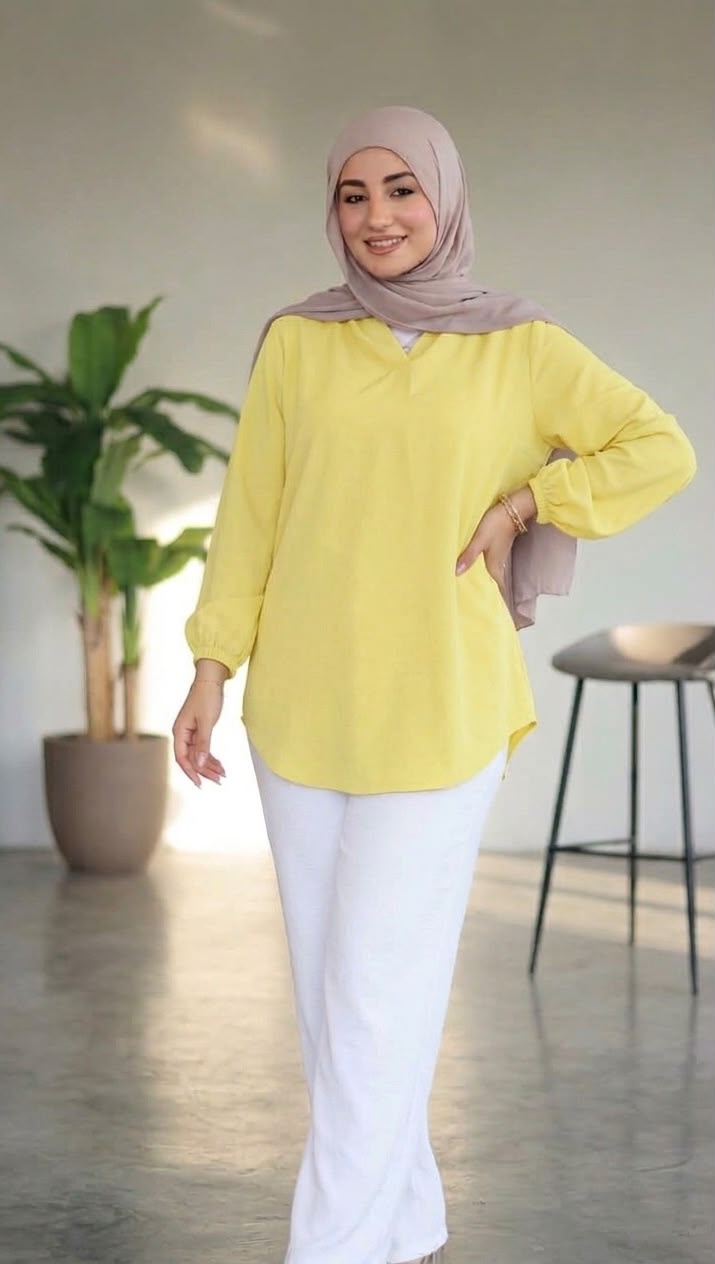 Plain blouse