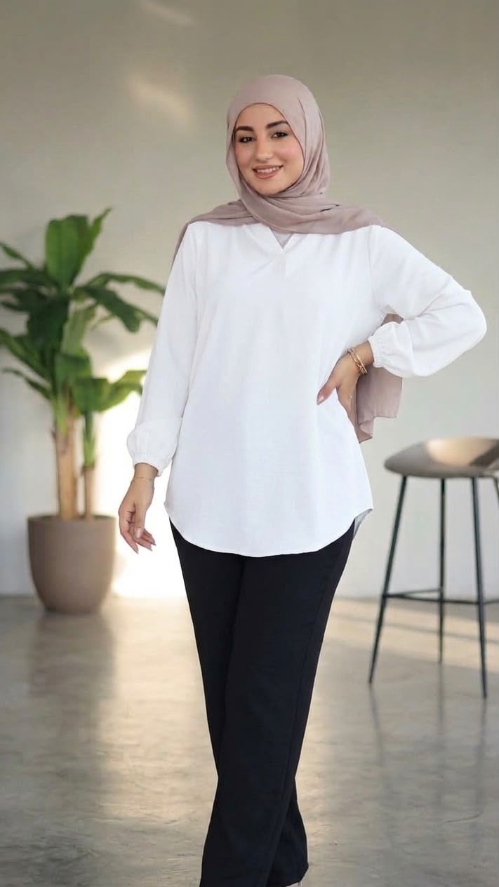 Plain blouse