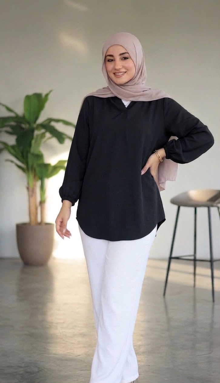 Plain blouse