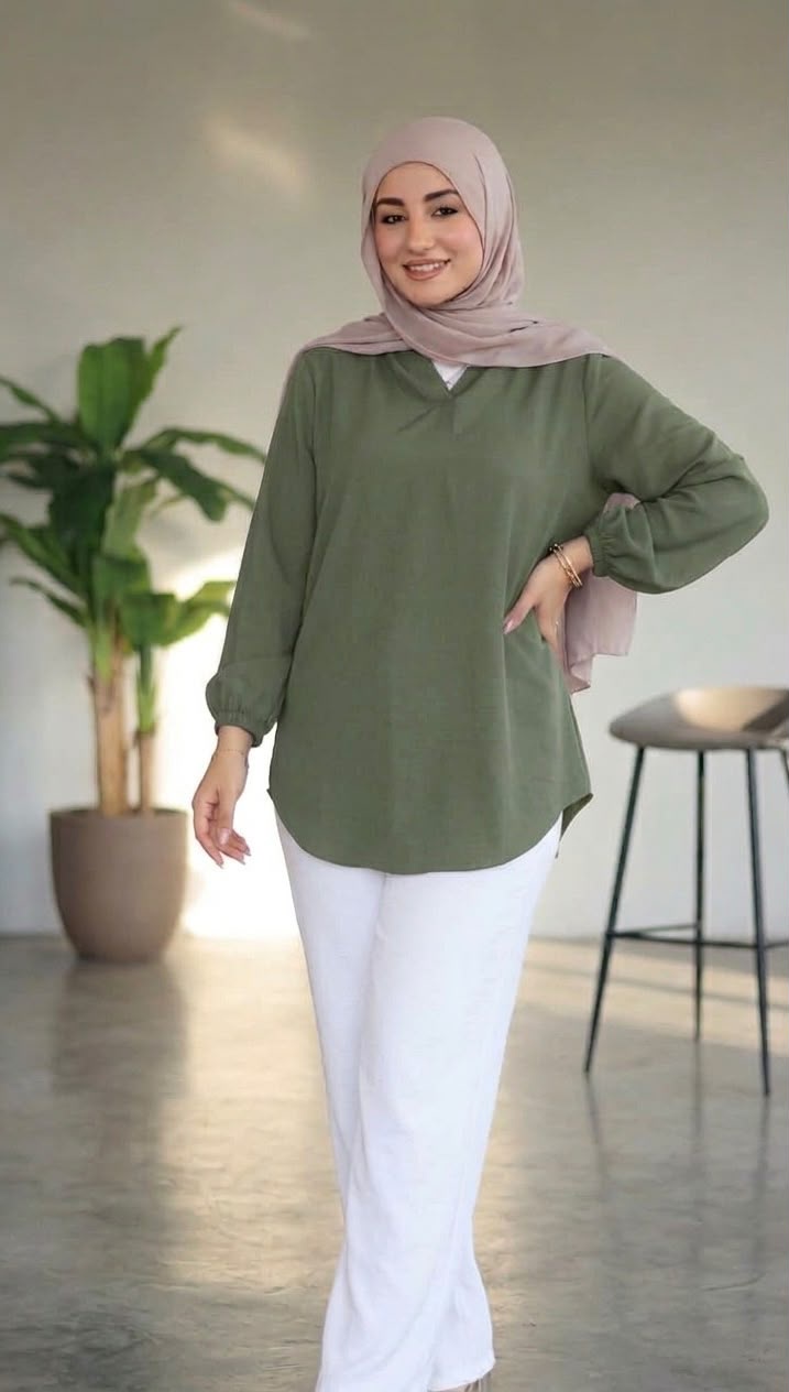 Plain blouse