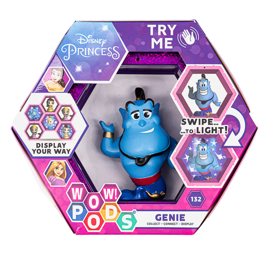 Wow Pods, Genie Light-Up, Collectible Figure, Blue Combo