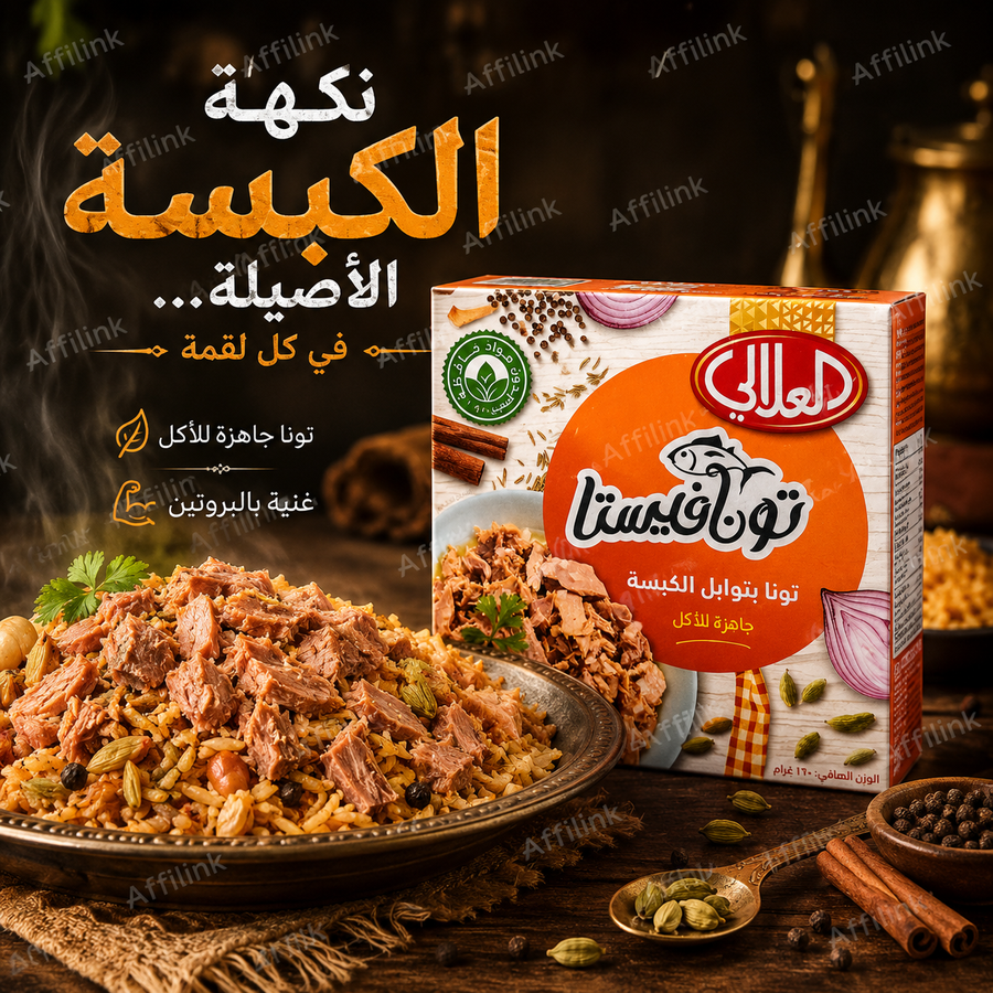 تونا فيستا بتوابل الكبسة – طعم عربي غني في كل لقمة