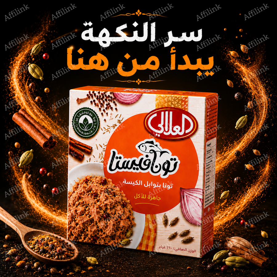 تونا فيستا بتوابل الكبسة – طعم عربي غني في كل لقمة