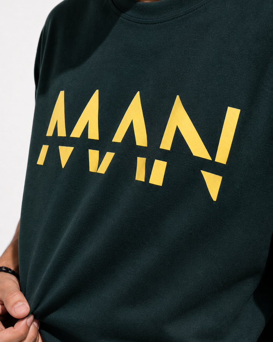 MAAN Forest Green Oversized T-Shirt | F2G