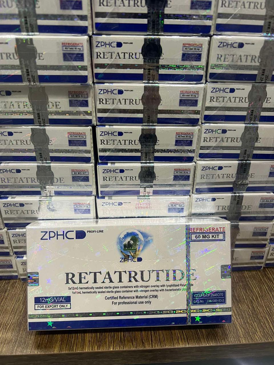 Retatrutide 60mg Box (12mg × 5 Vials) | حقن التخسيس الأصلية | AT Pro Nutrition