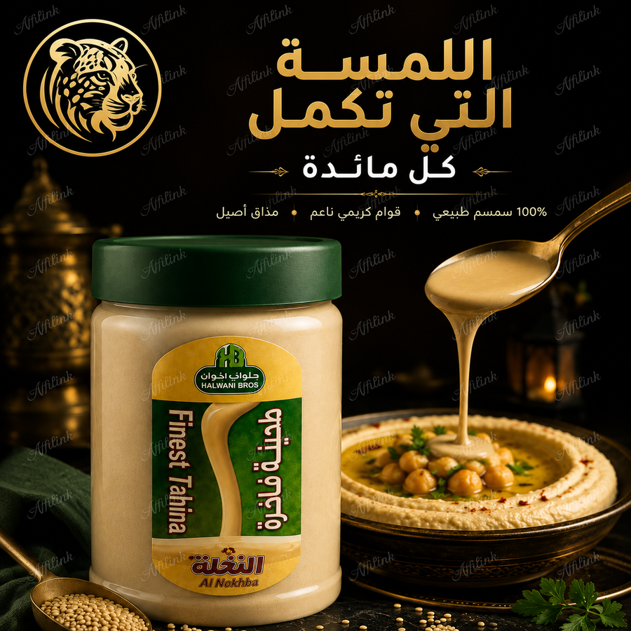 طحينة النخبة الفاخرة – سر المذاق الأصيل في كل وجبة
