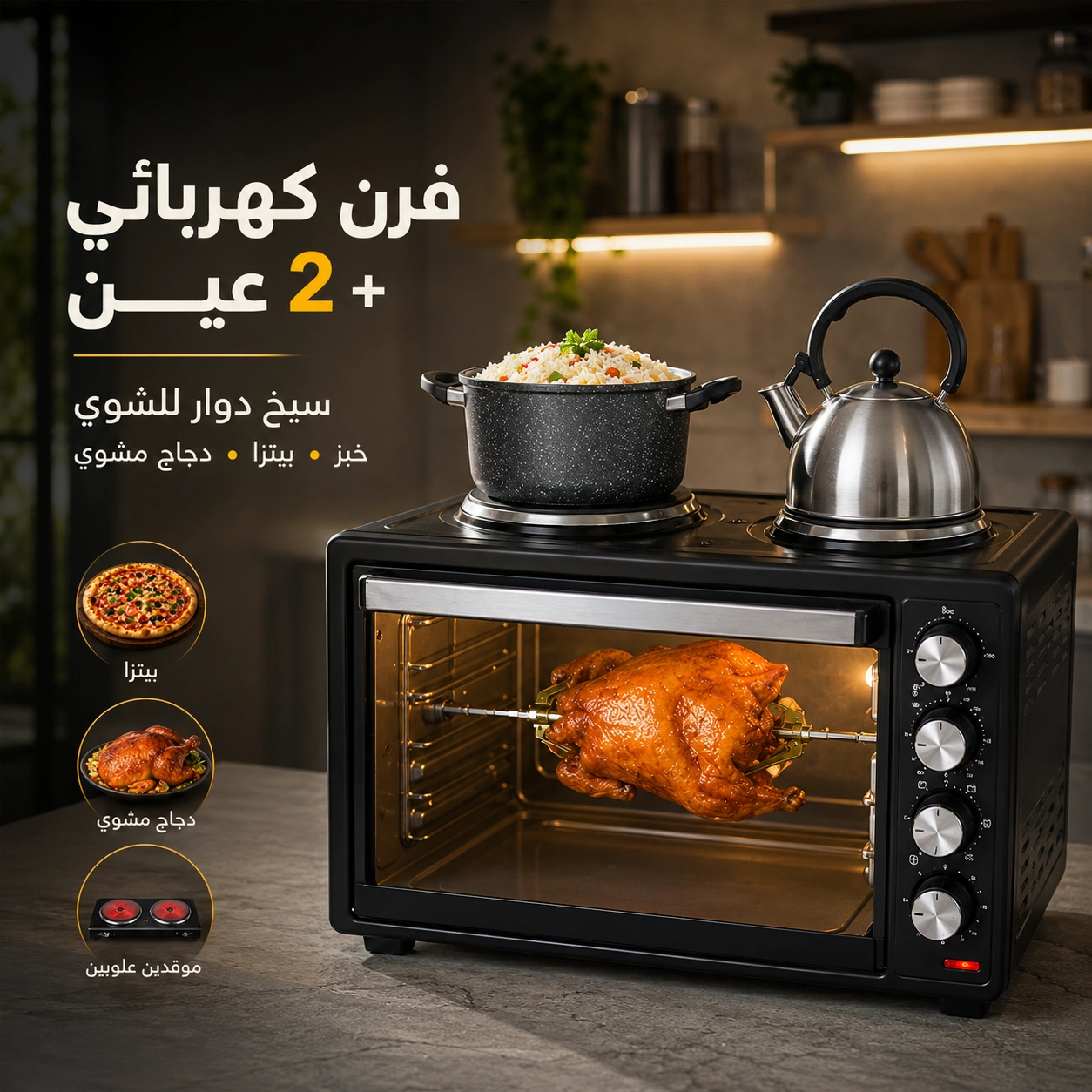فرن كهربائي متكامل