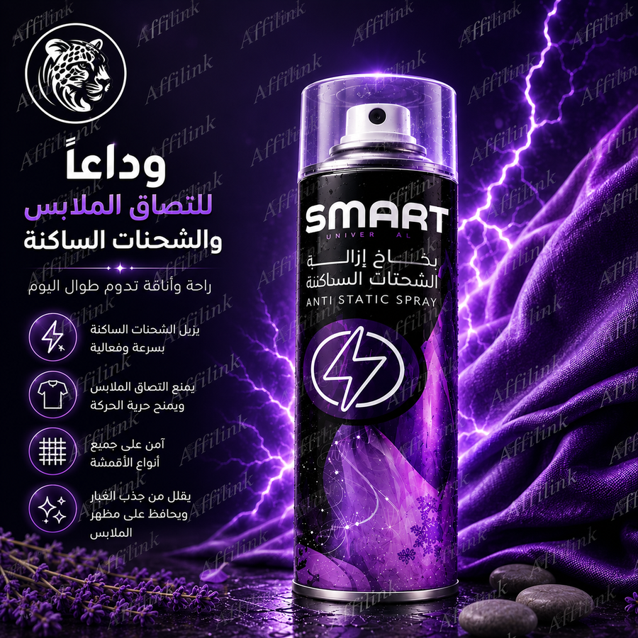 تخلص من الشحنات الساكنة بضغطة واحدة