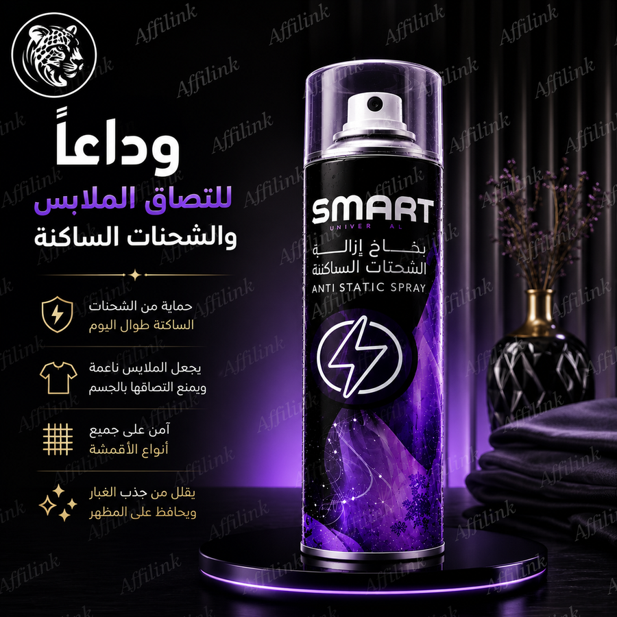 تخلص من الشحنات الساكنة بضغطة واحدة