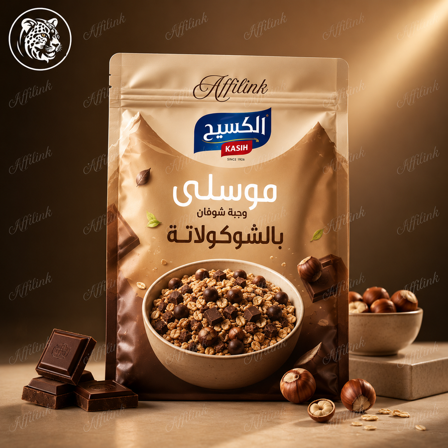 موسلي الشوكولاتة من الكسيج – طاقة يومك بطعم فاخر