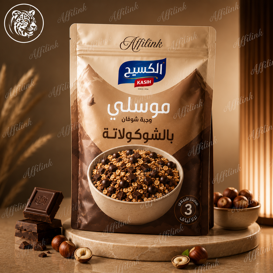 موسلي الشوكولاتة من الكسيج – طاقة يومك بطعم فاخر
