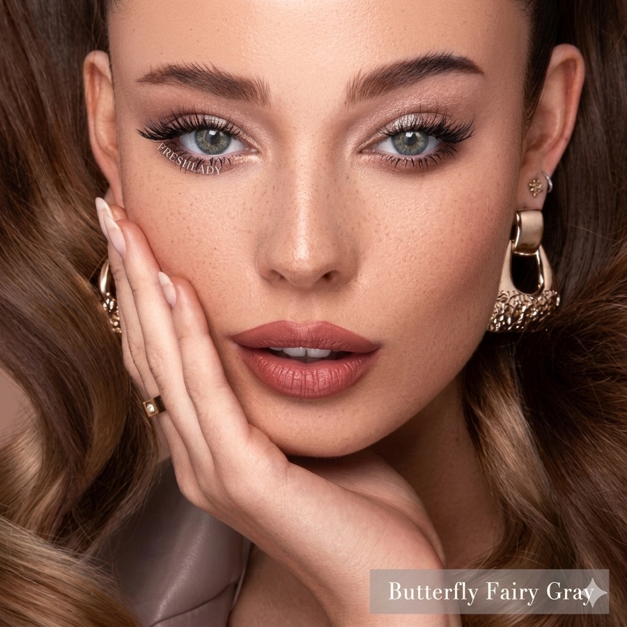 Fresh Lady Butterfly Fairy Gray