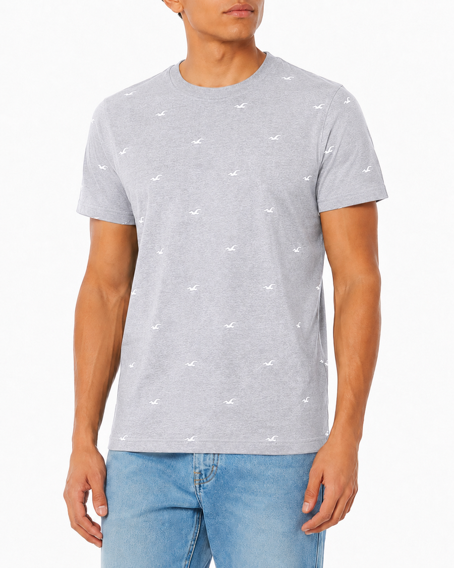 Regular fit Full Print Hollister T-Shirt
