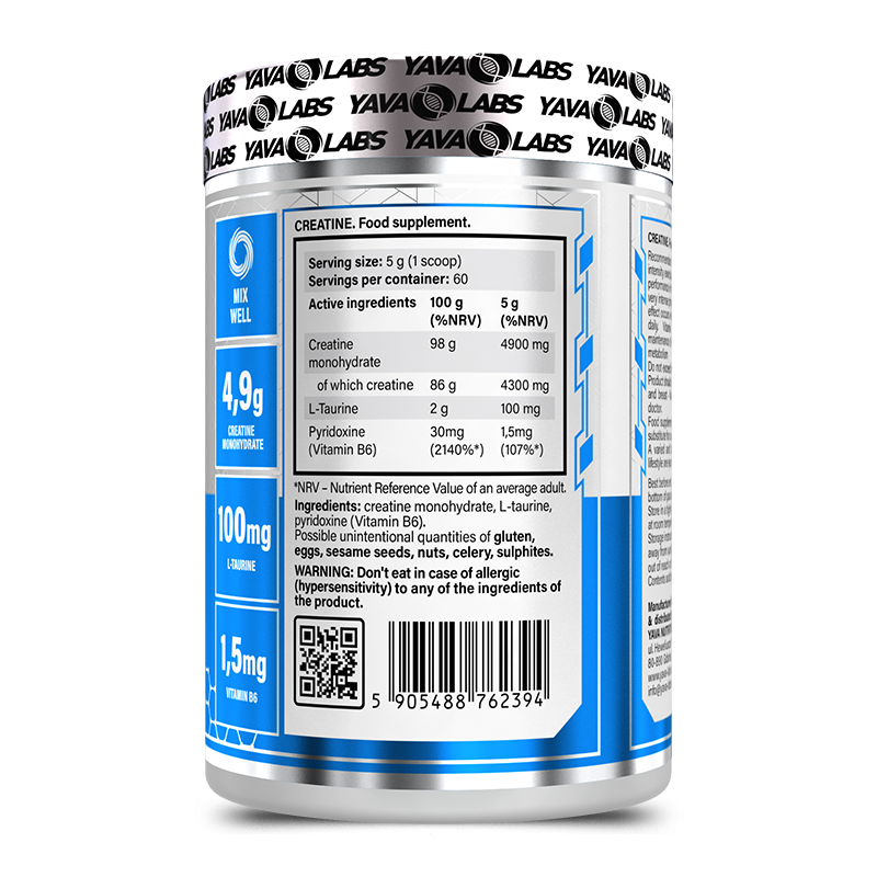 Yava Labs pure creatine 300 g