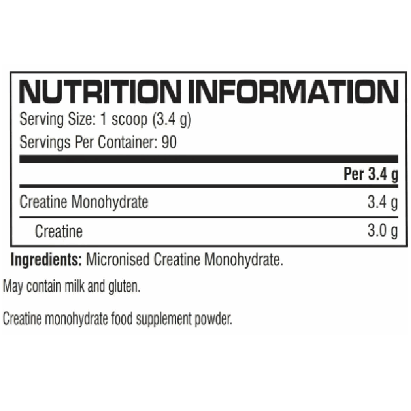 Cellucor Cor-Performance Creatine Monohydrate – Unflavoured – 306g – 90 Servings