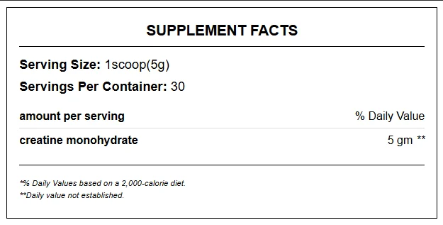 Run Alone Nutrition, Creatine Monohydrate, 150g, 30 Servings