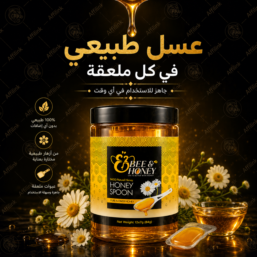 عسل الحبة السوداء Bee & Honey – مزيج طبيعي بنكهة غنية وجودة مميزة