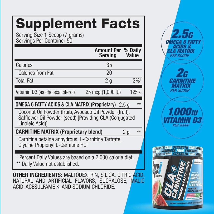 Bpi sports, Cla+Caritine 385g , 50 serving