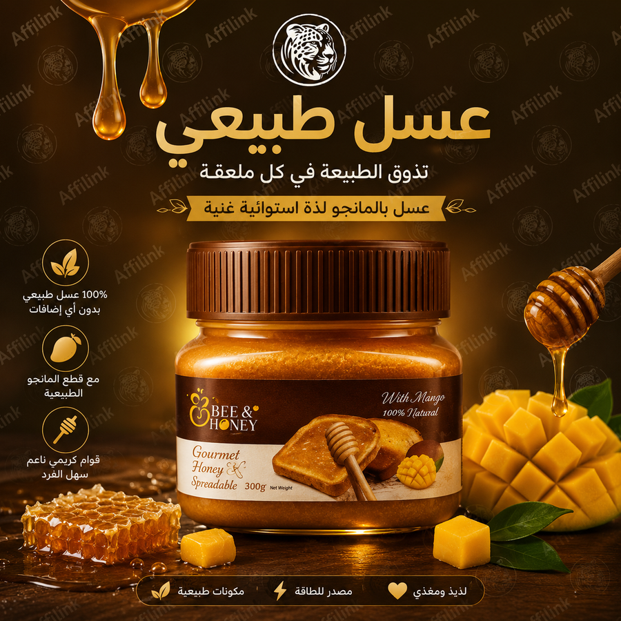 عسل كريمي بالفراولة الطبيعية – قوام ناعم ومذاق فاخر في كل ملعقة.
