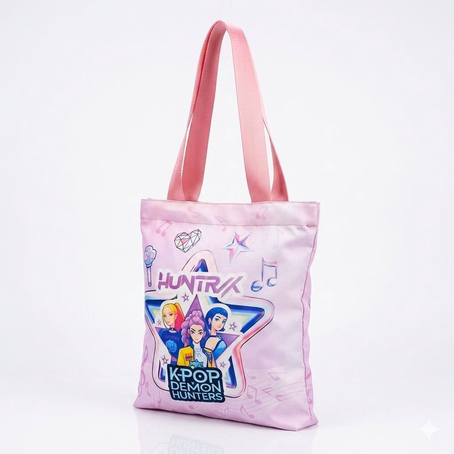 توتي باج (Tote Bag) قماشية للأطفال بتصاميم شخصيات كرتونية محبوبة | Demand & Beyond