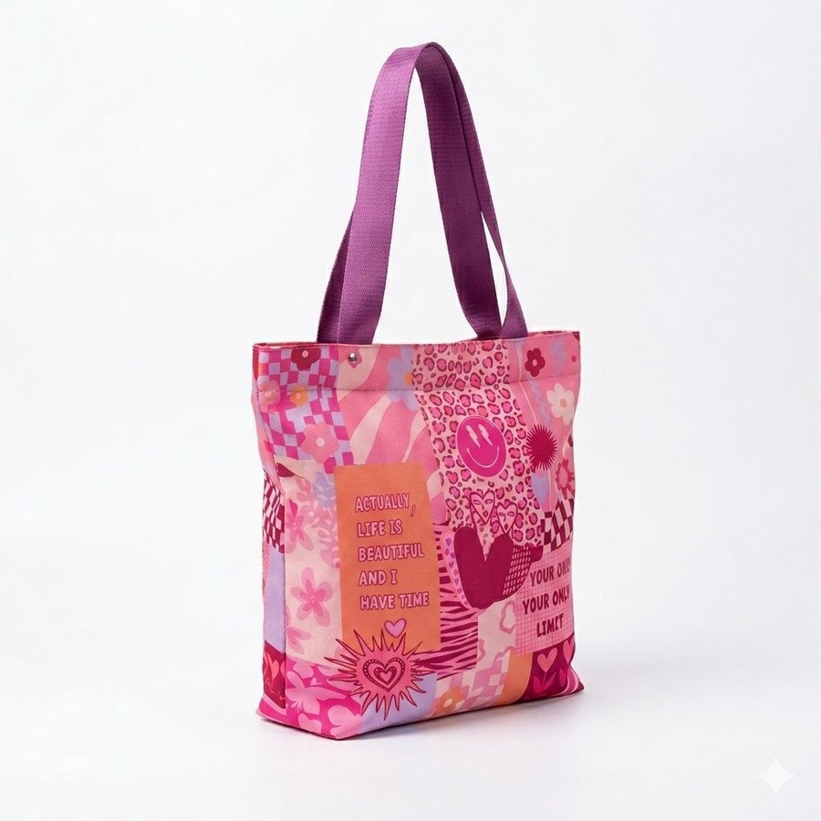  توتي باج حريمي وأطفالي  (Tote Bag) مطبوعة بتصاميم عصرية | Demand & Beyond