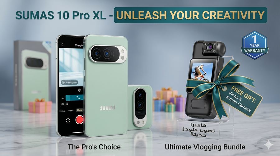 جوال pro xl 10 (ضمان عام ) + كاميرا تصوير فلوجز4K