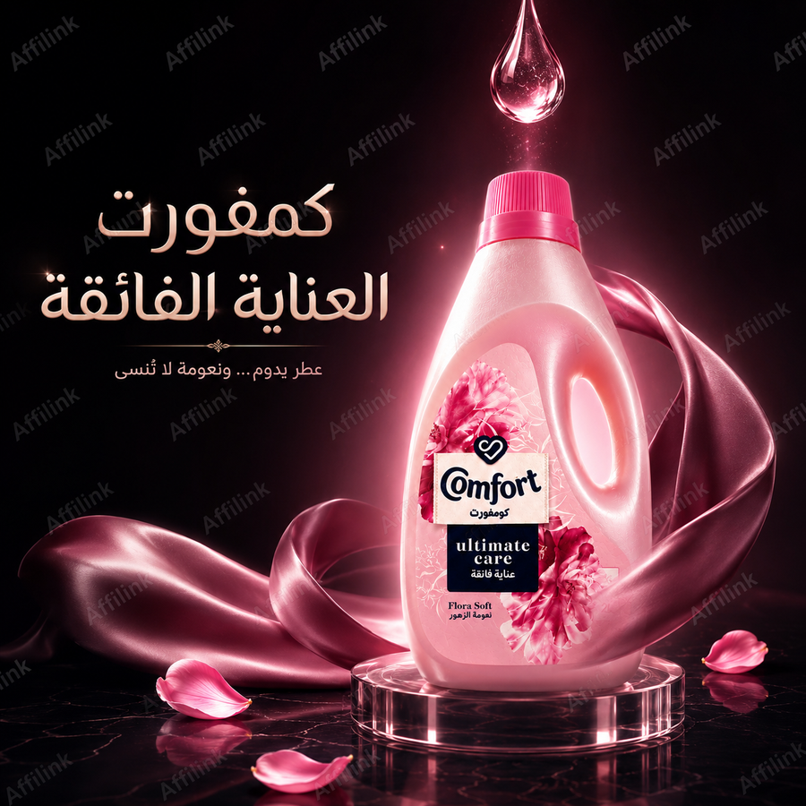 كمفورت العناية الفائقة – نعومة تدوم وعطر زهور يرافقك طوال اليوم