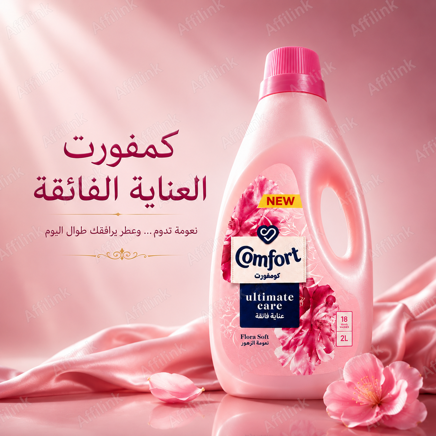 كمفورت العناية الفائقة – نعومة تدوم وعطر زهور يرافقك طوال اليوم
