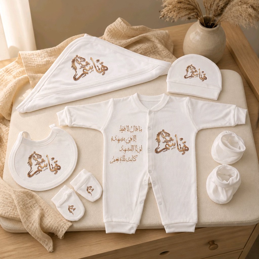 طقم ملابس مواليد فاخر بتصميم أنيق Arabian Pride