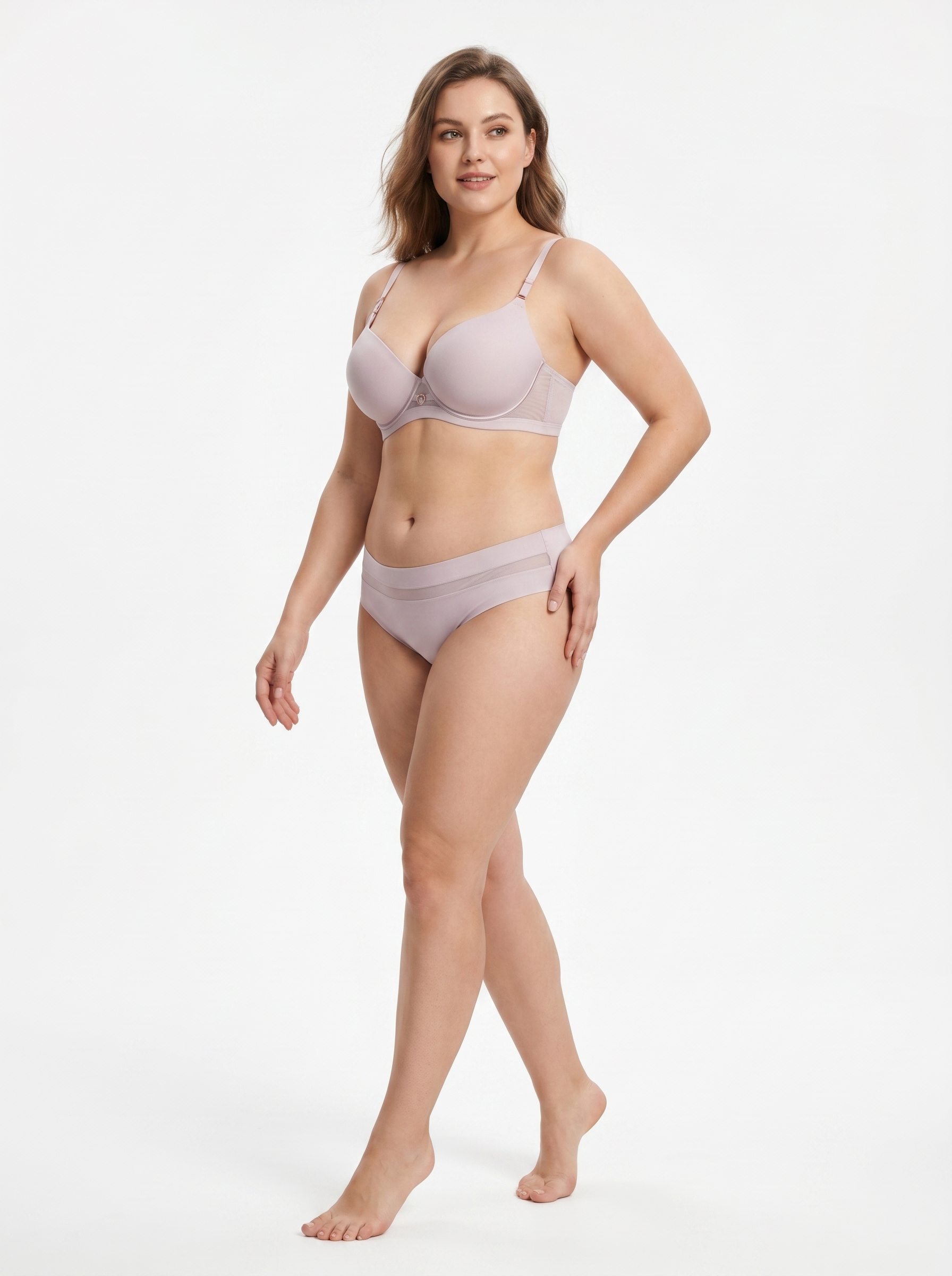 Plunge Mesh Lingerie-Set